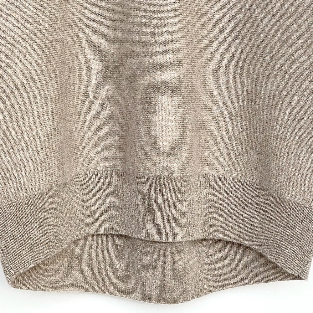 TAHARI Cashmere Sweater Sparkle Long Dolman Sleeve Crew Neck Stretch Pullover - Picture 7 of 14